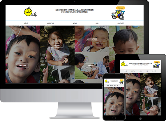 NCFPI responsive website showing on different devices and showing that the website is mobile friendly.
