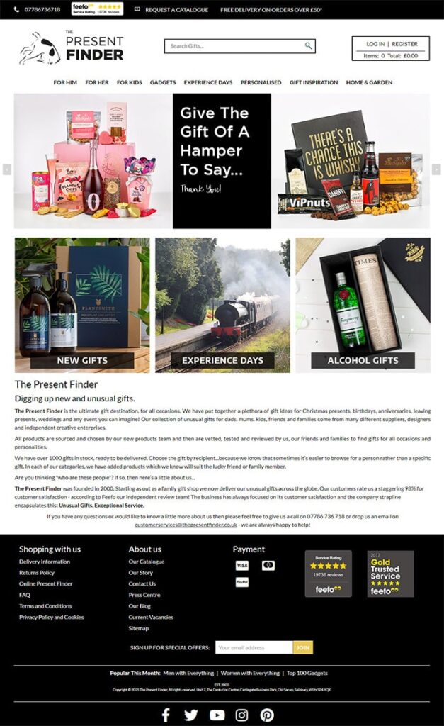 The Present Finder Google Ads | Logic Replace | Portfolio
