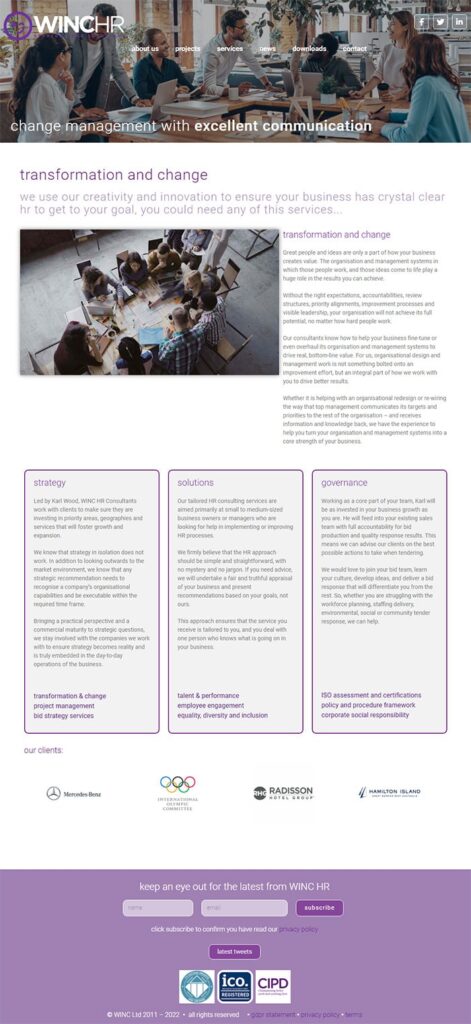 WINC HR | Logic Replace | Portfolio