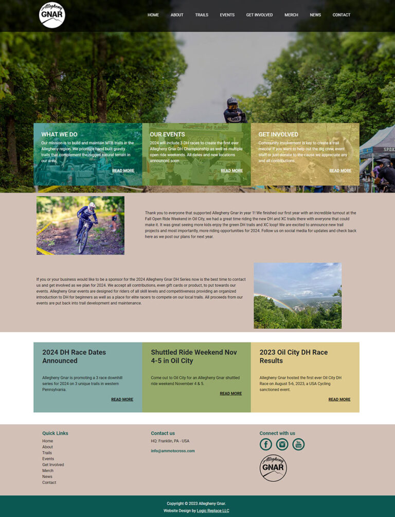 Allegheny Gnar | Logic Replace | Portfolio